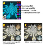 Crystal Table Lamp Rechargeable Diamond Night Light