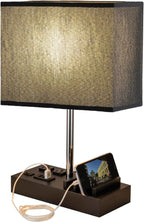 Multi-Functional USB Table Lamp with Charging Ports & Phone Stand
