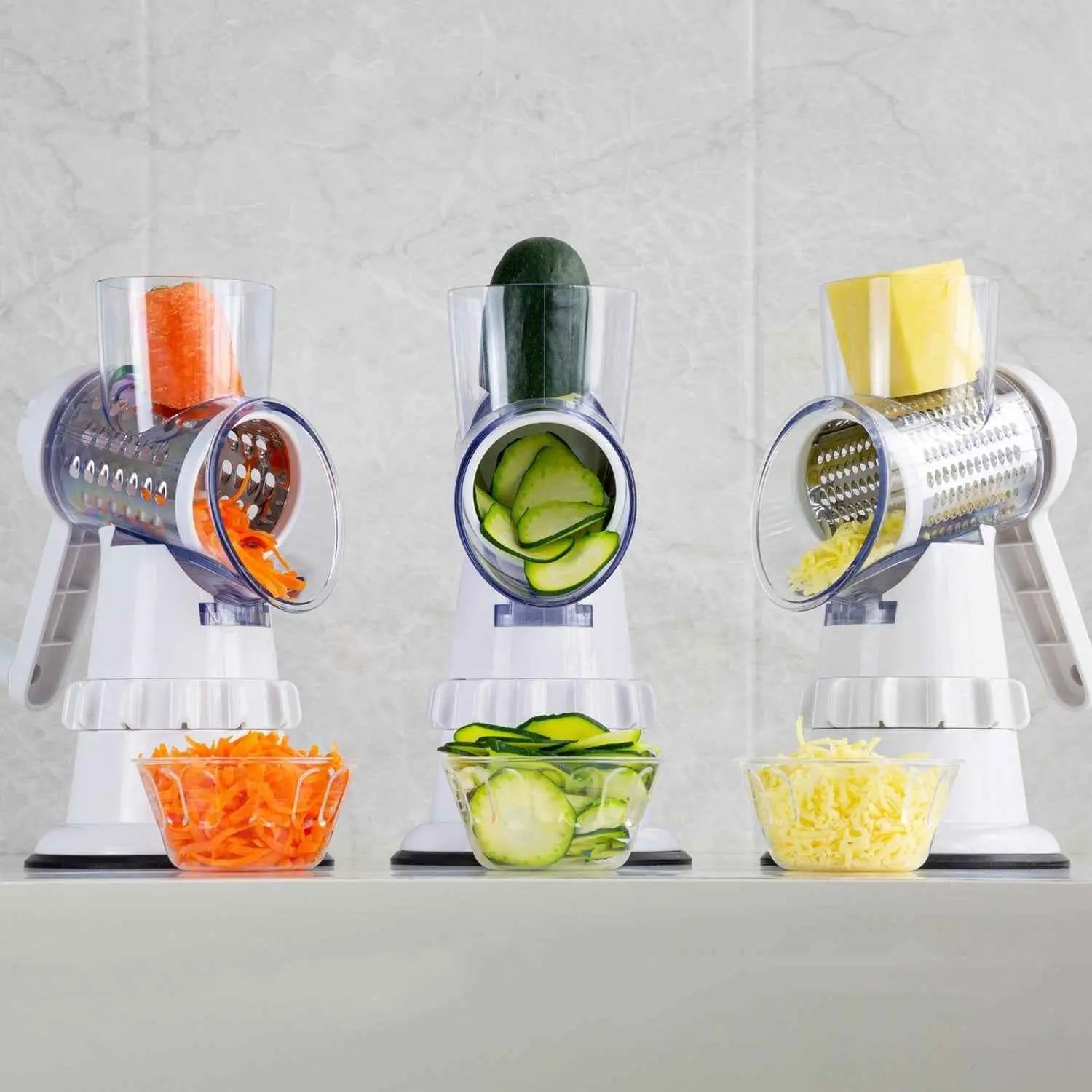 3 In 1 Vegetable Slicer Manual Kitchen Accessories Grater