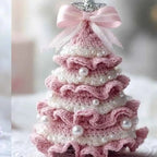 Crochet Christmas Tree Decoration DIY Material Package