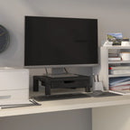 Monitor & Tv Stand Black 43x30.5x13 cm
