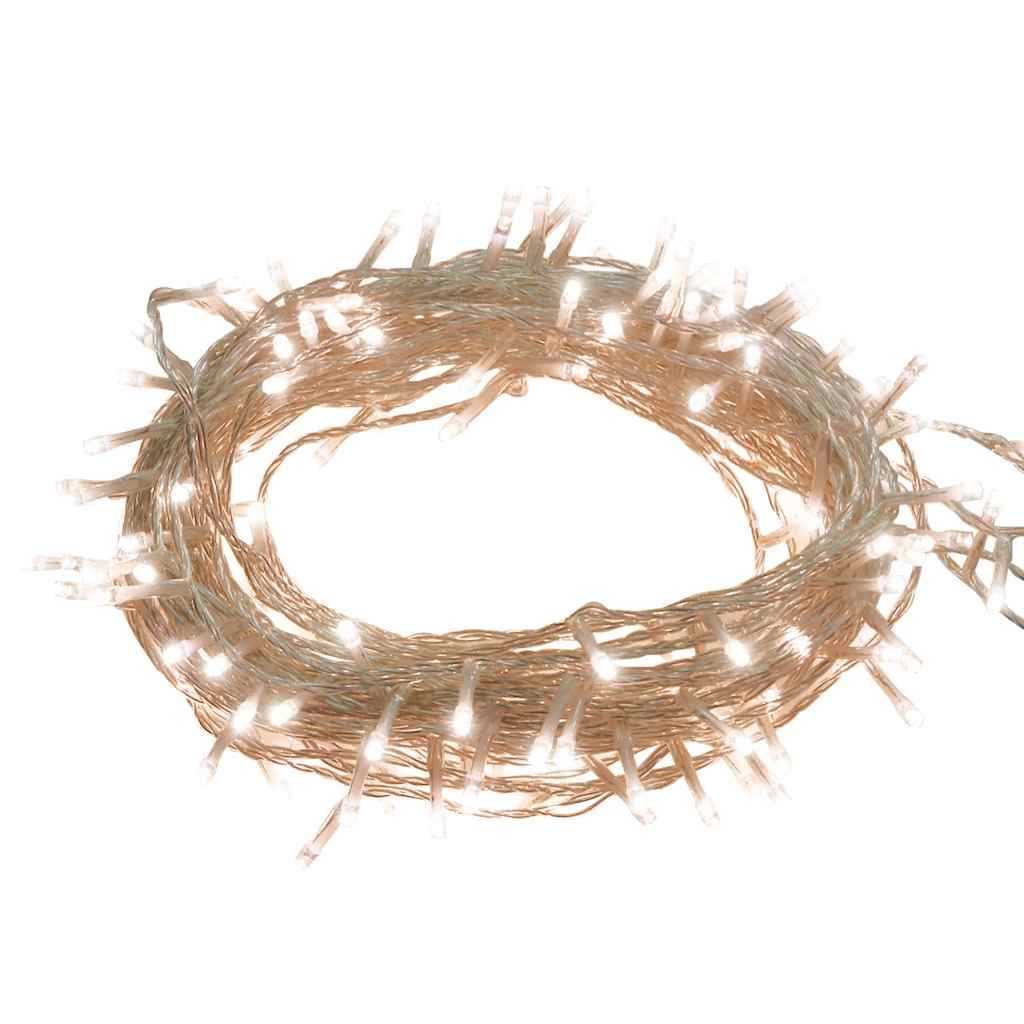 LED string lights with 150 warm white LEDs, 15 m