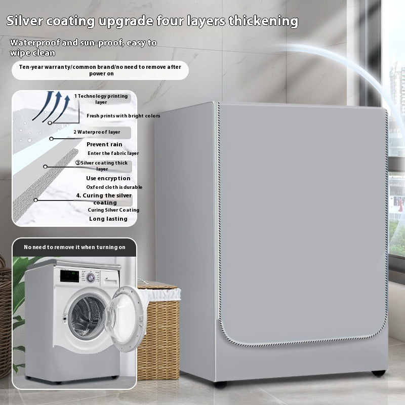 Dryer Cover Balcony Dustproof Thermal Shroud Universal Cover Cloth