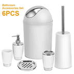 Bathroom Accessories Set 6 Pcs