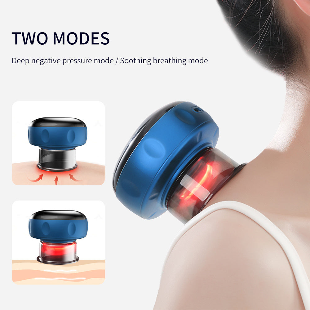 Elektrisches Vakuum-Schröpfmassage-Körper-Cups Anti-Cellulite-Therapie-Massagegerät für den Körper Elektrisches Guasha-Schaben Fettverbrennung Abnehmen