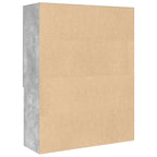 washing machine cabinet, concrete grey, 70.5x25.5x90 cm