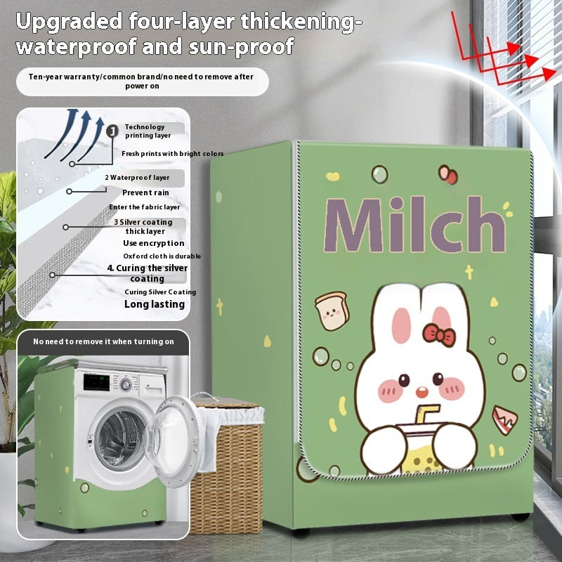 Dryer Cover Balcony Dustproof Thermal Shroud Universal Cover Cloth