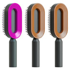 Self Cleaning Hair Brush For Women One-key Cleaning Hair Loss
