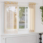 Voile Curtains with Eyelets, 2 pcs.