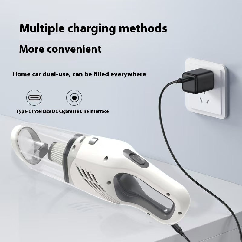 Handheld Car Wireless Charging Automobile Vacuum Cleaner High Power For Home And Car