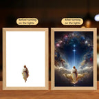Jesus LED Light Painting Home Decoration