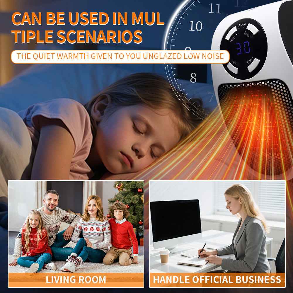 Convenient Warm Air Blower For Household And Office Supplies