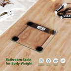 Accurate Digital Bathroom Scale - High Precision & Easy to Read