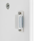 White Paint Surface Density Board, 1 Mirror Door, 3 Layers On Each Side