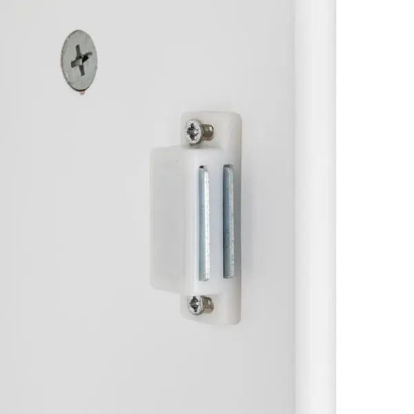 White Paint Surface Density Board, 1 Mirror Door, 3 Layers On Each Side