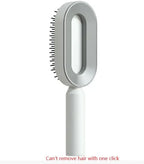 Self Cleaning Hair Brush For Women One-key Cleaning Hair Loss