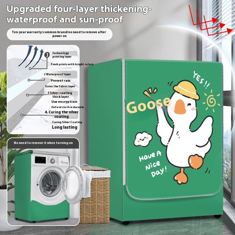 Dryer Cover Balcony Dustproof Thermal Shroud Universal Cover Cloth
