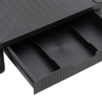 Monitor & Tv Stand Black 43x30.5x13 cm