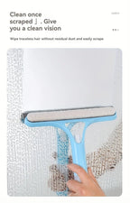 Window Cleaning Squeegee With Spray Bottle Attachment