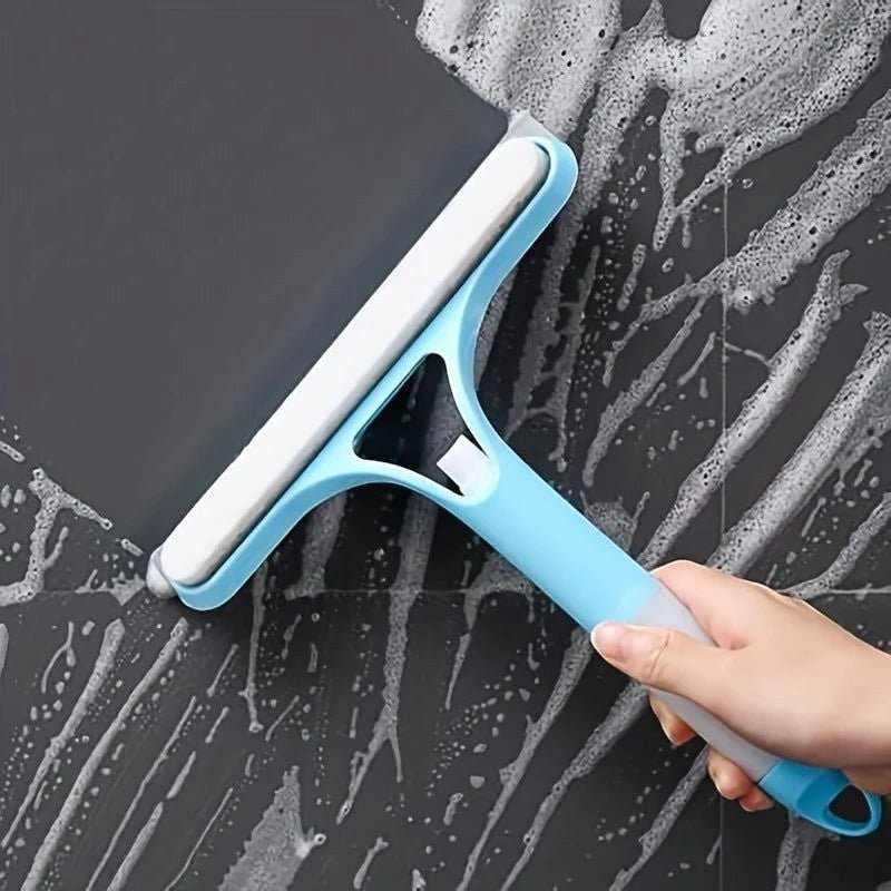 Window Cleaning Squeegee With Spray Bottle Attachment