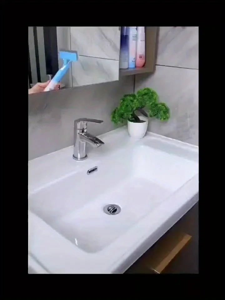 Window Cleaning Squeegee With Spray Bottle Attachment