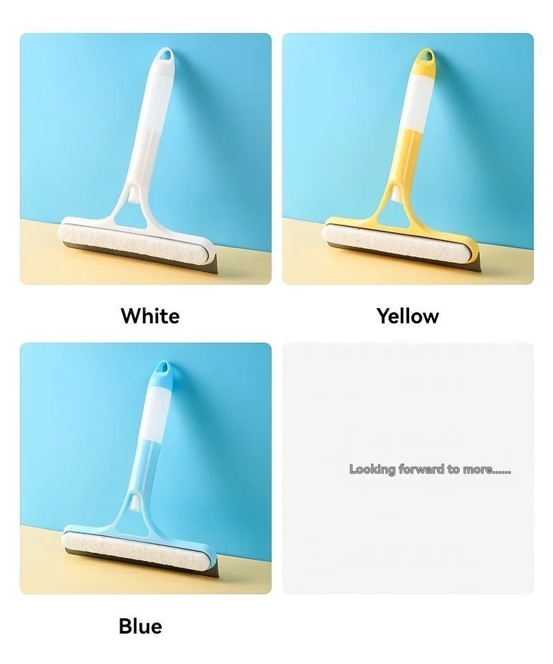 Window Cleaning Squeegee With Spray Bottle Attachment
