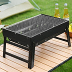 Portable Barbecue Stove with Foldable Barbecue Rack, Smokeless Charcoal Stove Suitable for Outdoor Camping and Picnics
