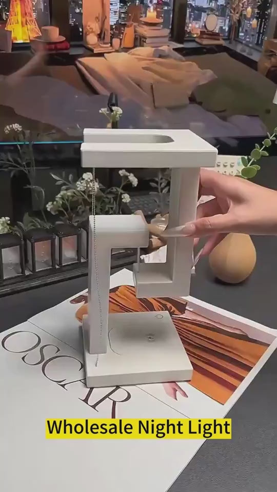Creative Smartphone Wireless Charging Suspension Table Lamp Balance.