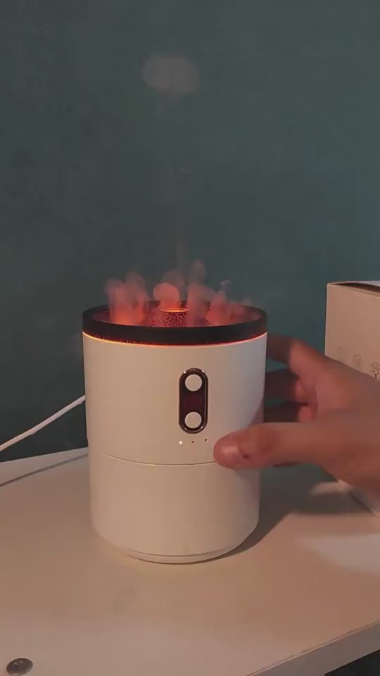 Volcanic Flame Aroma Essential Oil Diffuser USB Air Humidifier.
