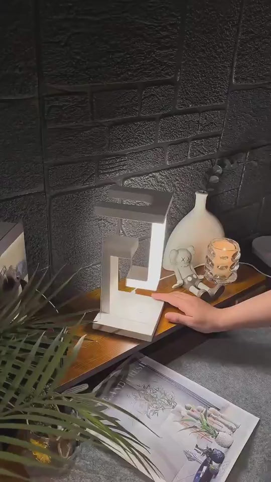 Creative Smartphone Wireless Charging Suspension Table Lamp Balance.