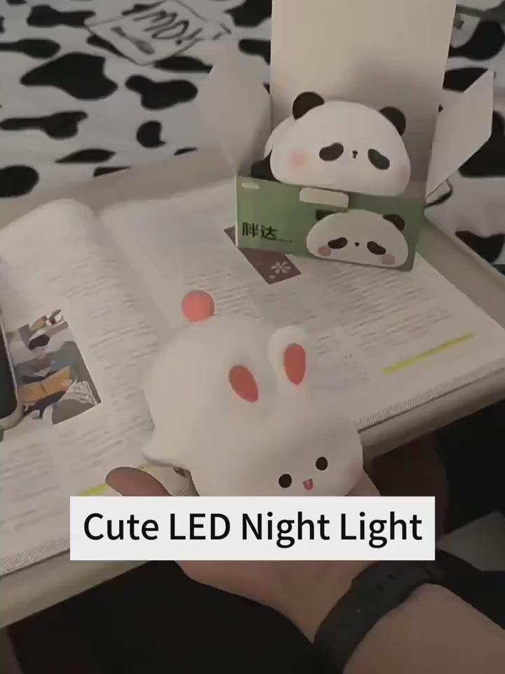 Cute LED Night Light Touch Sensor Cartoon Kid's Nightlights.